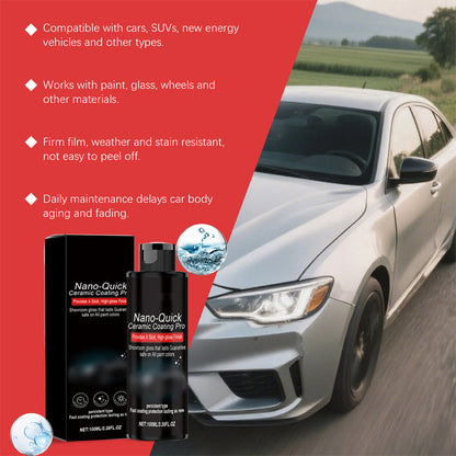 🚗 LIMITED‑TIME 50% OFF! ⚡ Nano‑Quick Ceramic Coating Pro – Hydrophobic, High‑Gloss, Multi‑Surface ✨