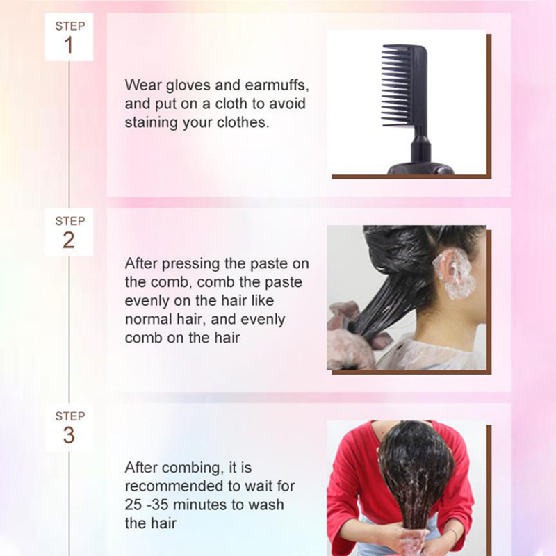 💇‍♀️ 3-in-1 Hair Color Comb | Color, Blend & Apply in One – Easy to Use at Home – Buy 2 Get 1 Free