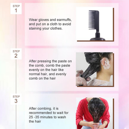 💇‍♀️ 3-in-1 Hair Color Comb | Color, Blend & Apply in One – Easy to Use at Home – Buy 2 Get 1 Free