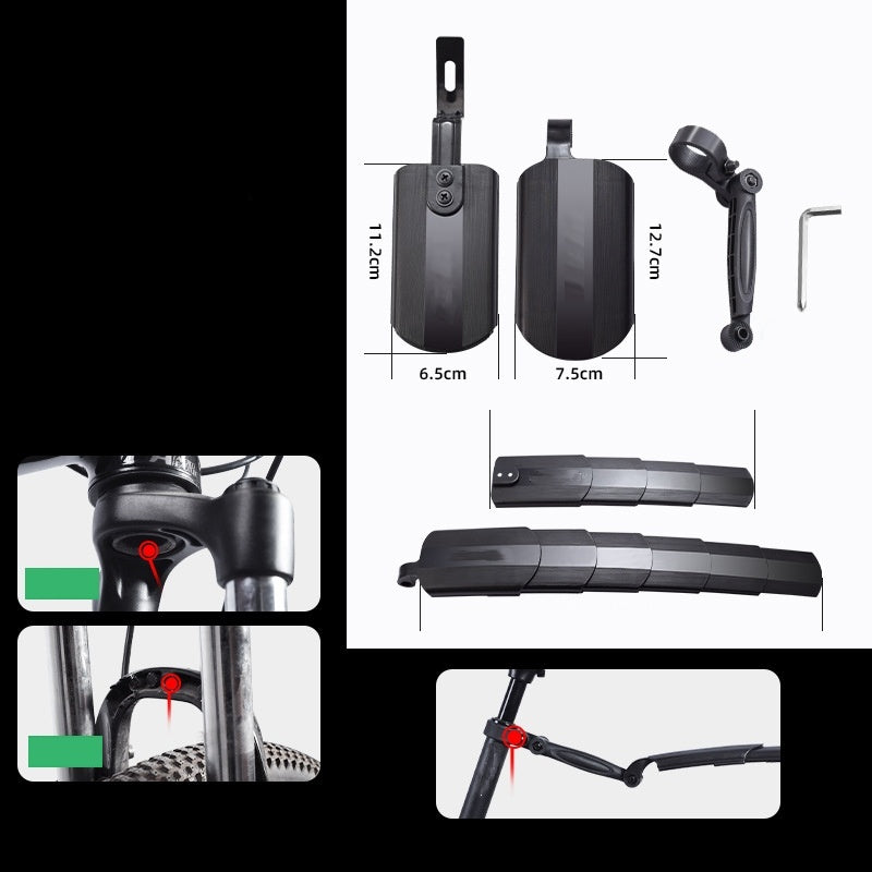 🔥Limited Time Promotion 50% OFF🔥Retractable & Adjustable Bicycle Mudguard Set
