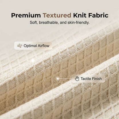 📢📢40% OFF !! ⏰Breathable Knit Casual Set – Wrinkle-Free, Relaxed Fit