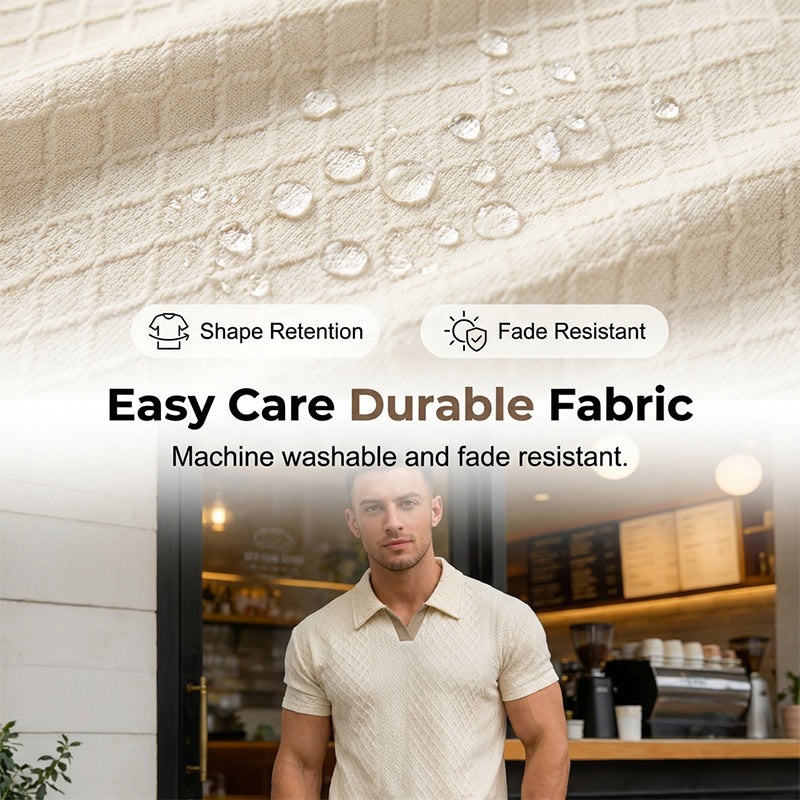 📢📢40% OFF !! ⏰Breathable Knit Casual Set – Wrinkle-Free, Relaxed Fit