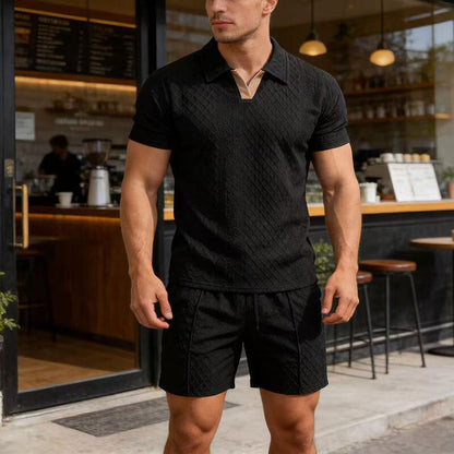 📢📢40% OFF !! ⏰Breathable Knit Casual Set – Wrinkle-Free, Relaxed Fit
