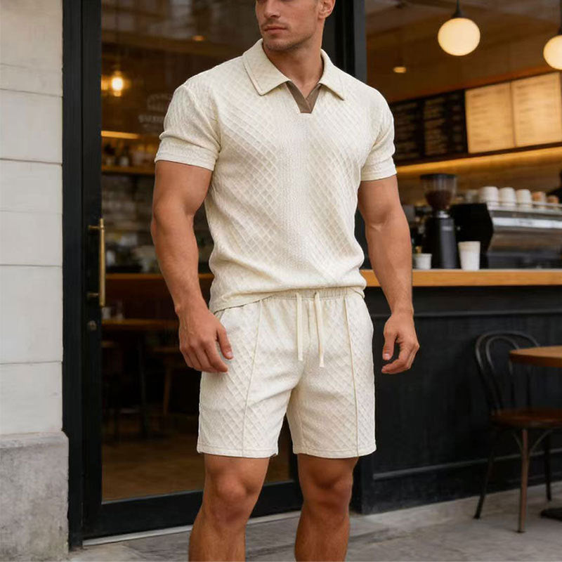 📢📢40% OFF !! ⏰Breathable Knit Casual Set – Wrinkle-Free, Relaxed Fit