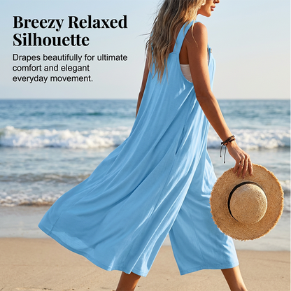 🌸 LIMITED TIME Special Price✨Sleeveless Wide-Leg Jumpsuit For Summer Breezes
