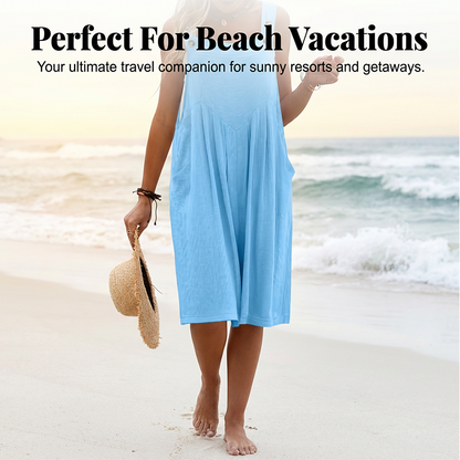 🌸 LIMITED TIME Special Price✨Sleeveless Wide-Leg Jumpsuit For Summer Breezes