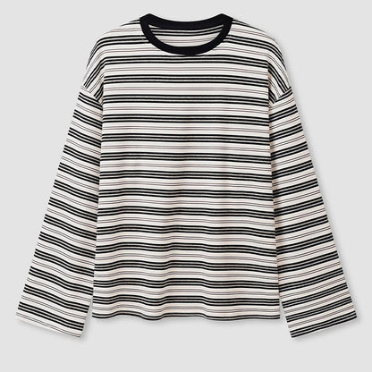 Women's Casual Oversized Striped Top