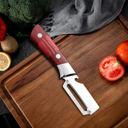 🥒 LIMITED TIME 50% OFF! ⚡ Thickened Stainless Steel Multi-Peeler – Heavy-Duty, Wide Blade, Bottle Opener 🍺