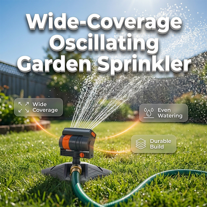 🔥Hot Sale🔥Wide-Coverage Automatic Rotating Garden Sprinkler