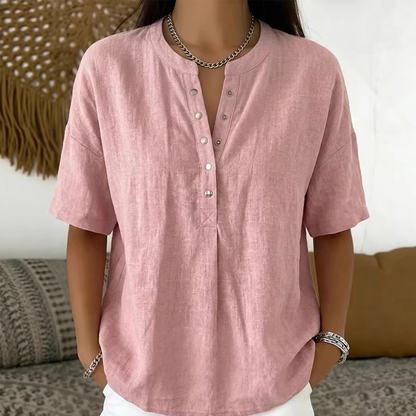 🔥Women's Casual Solid Color Blouse