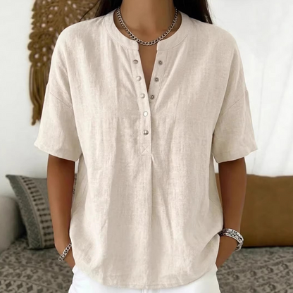 🔥Women's Casual Solid Color Blouse