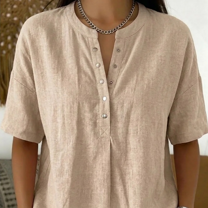 🔥Women's Casual Solid Color Blouse
