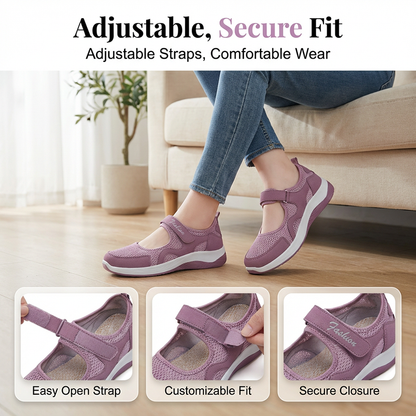 Women's Lightweight Casual Mesh Flat Shoes