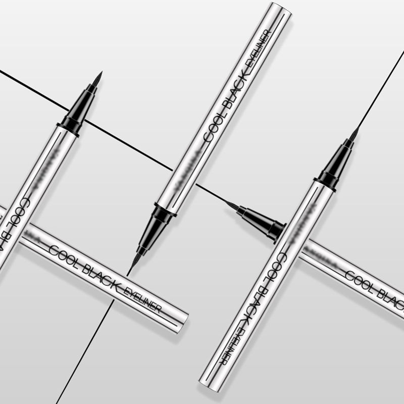 Waterproof, smudge-proof eyeliner – 👍Precise application, 24-hour intense black that won’t fade! ✨