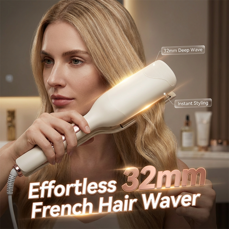 Effortless Long-Lasting Hair Wave Curling Iron
