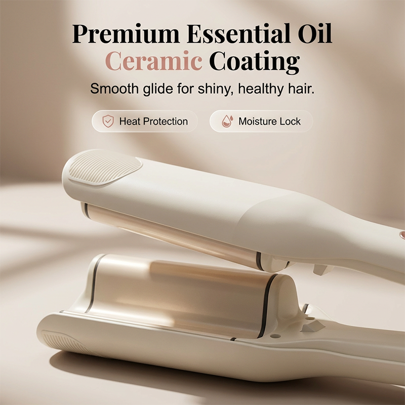 Effortless Long-Lasting Hair Wave Curling Iron