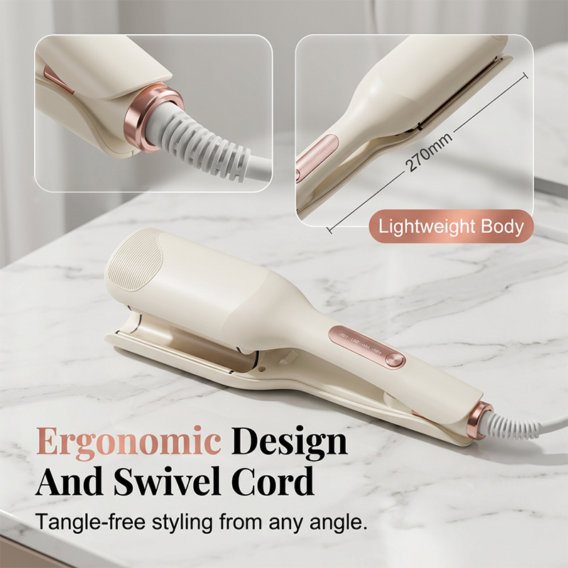 Effortless Long-Lasting Hair Wave Curling Iron