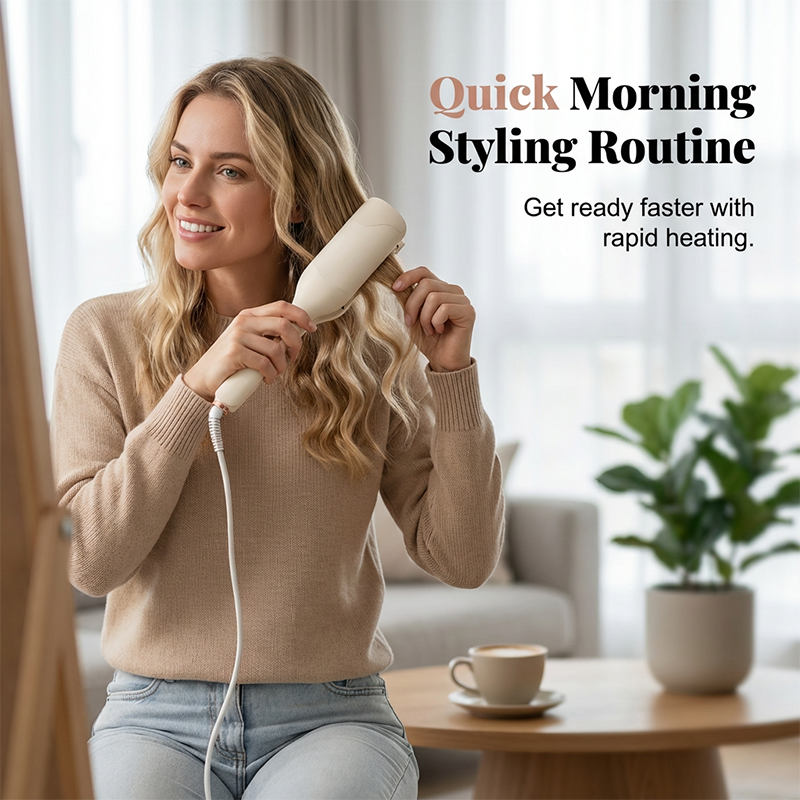 Effortless Long-Lasting Hair Wave Curling Iron