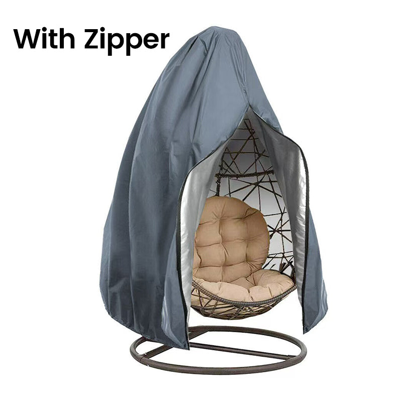 🪑Heavy‑Duty Waterproof Hanging Egg Chair Cover – UV resistant, durable Oxford cloth, easy zipper. Protects year‑round.