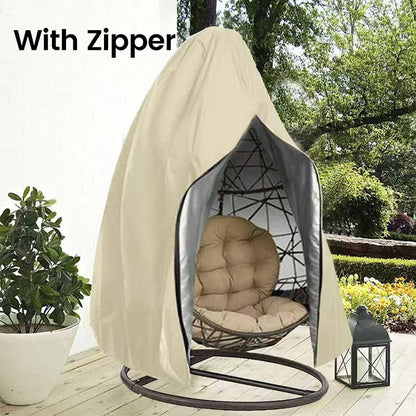 🪑Heavy‑Duty Waterproof Hanging Egg Chair Cover – UV resistant, durable Oxford cloth, easy zipper. Protects year‑round.
