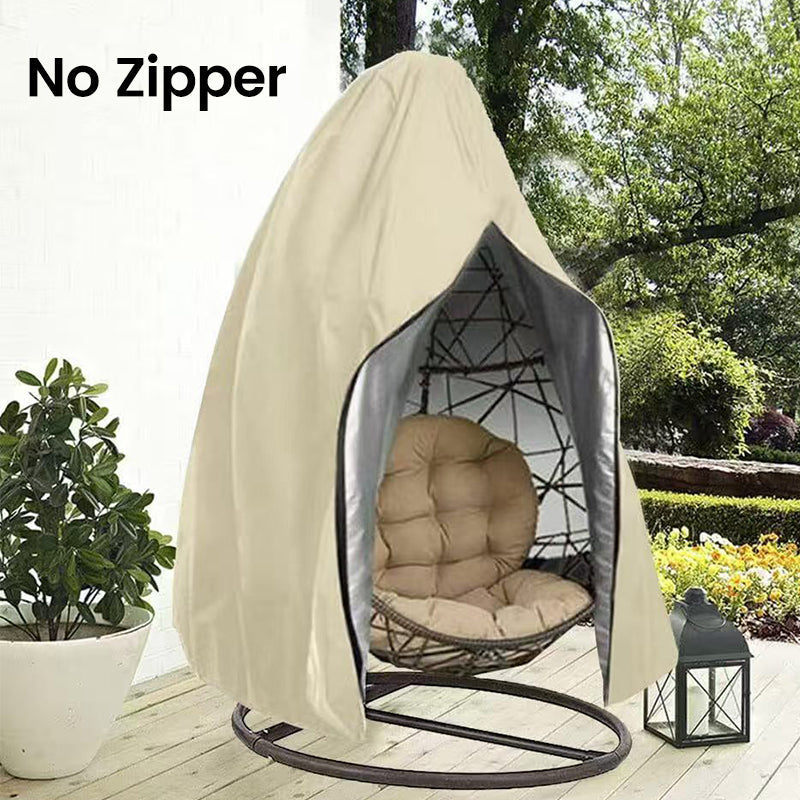 🪑Heavy‑Duty Waterproof Hanging Egg Chair Cover – UV resistant, durable Oxford cloth, easy zipper. Protects year‑round.