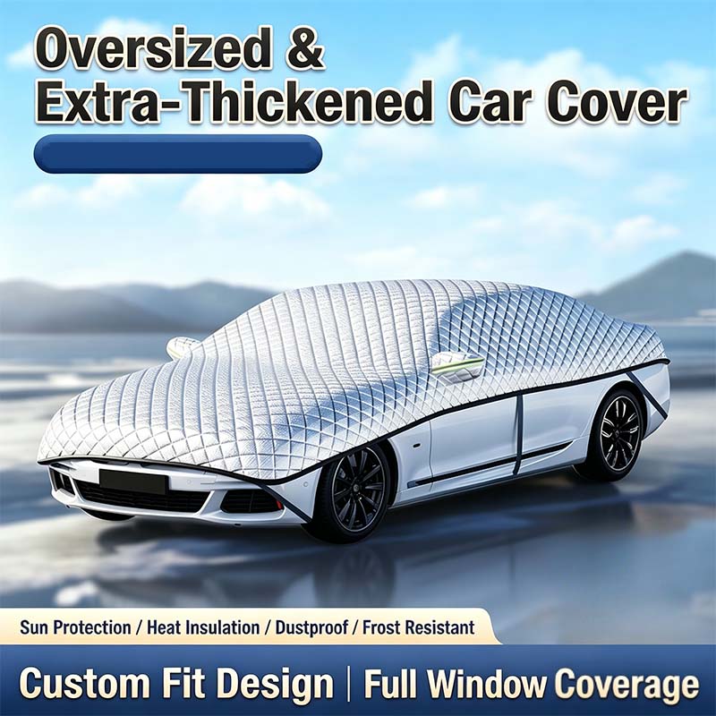🥳2026 HOT SALE🥳💞50K+ SOLD!🌨️🛡️ 50% OFF! Car Windshield Snow Cover – All‑season, multi‑layer. Covers hood, glass & side windows. Strong straps, no slipping! 🚙💨