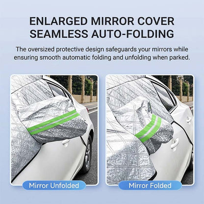 🥳2026 HOT SALE🥳💞50K+ SOLD!🌨️🛡️ 50% OFF! Car Windshield Snow Cover – All‑season, multi‑layer. Covers hood, glass & side windows. Strong straps, no slipping! 🚙💨