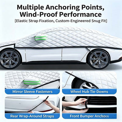 🥳2026 HOT SALE🥳💞50K+ SOLD!🌨️🛡️ 50% OFF! Car Windshield Snow Cover – All‑season, multi‑layer. Covers hood, glass & side windows. Strong straps, no slipping! 🚙💨