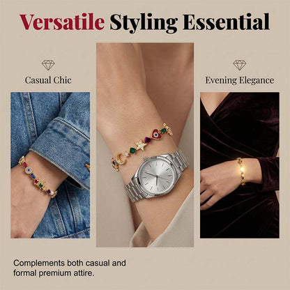 💫Whimsical Celestial Charm Bracelet✨(Free Storage Box)