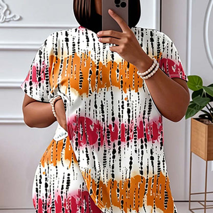 Women's Tie-Dye Two-Piece Lounge Set