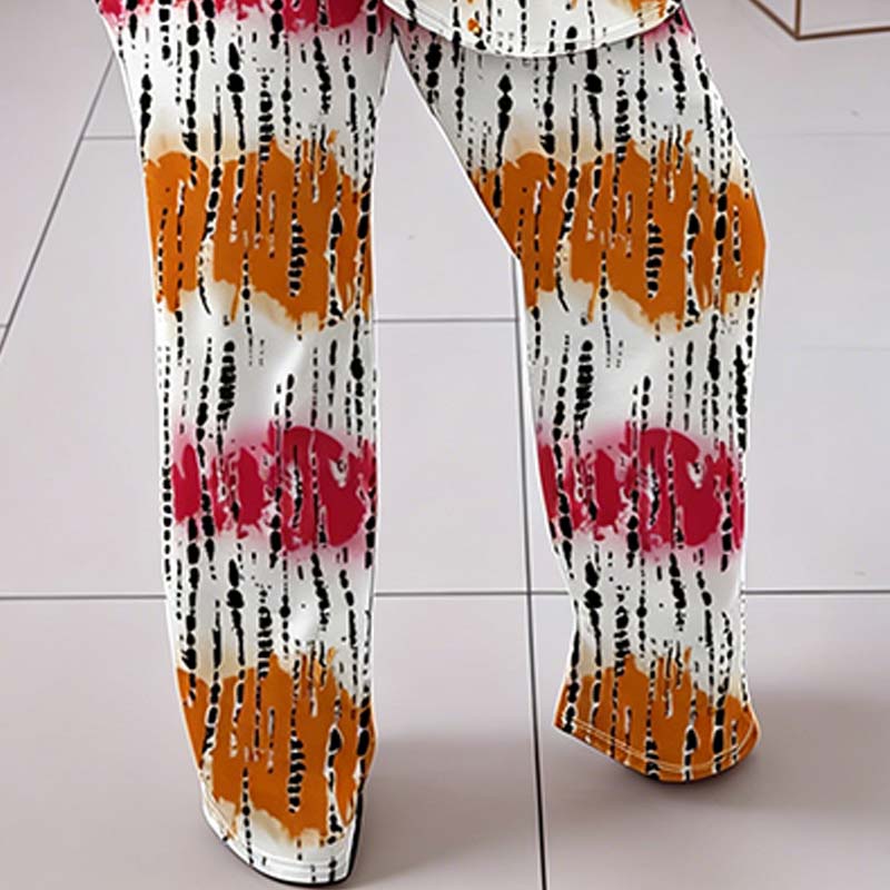 Women's Tie-Dye Two-Piece Lounge Set