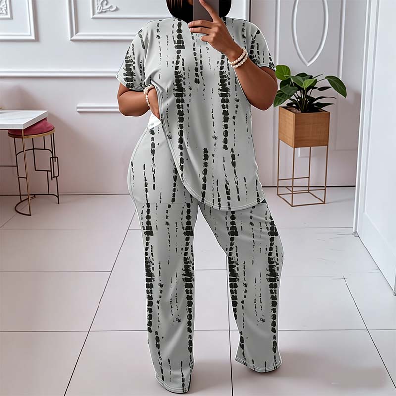 Women's Tie-Dye Two-Piece Lounge Set