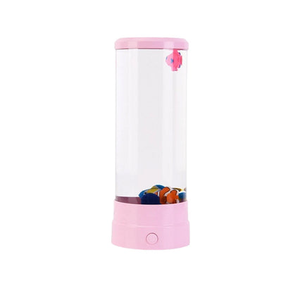 🐟 50% OFF NOW! 💧 LED Fish Aquarium Bubble Lamp – 7-Color LED & Remote Control – USB/Battery Powered & Zen Ambience 🏠