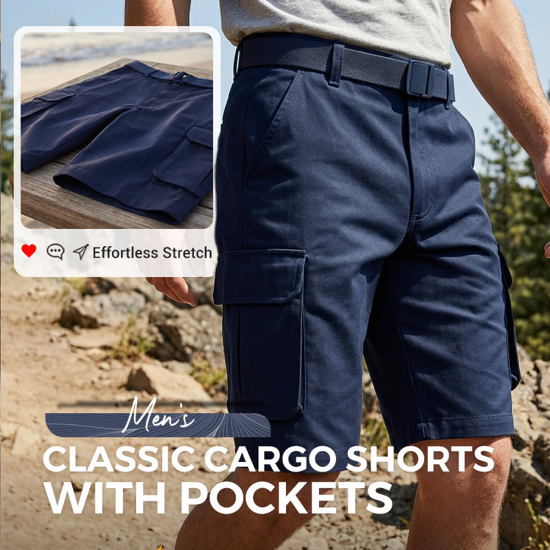 🩳🌿Practical Style for Every Day 💪✨Men's Classic Cargo Shorts with Pockets