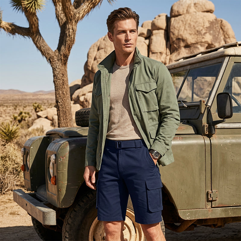 🩳🌿Practical Style for Every Day 💪✨Men's Classic Cargo Shorts with Pockets