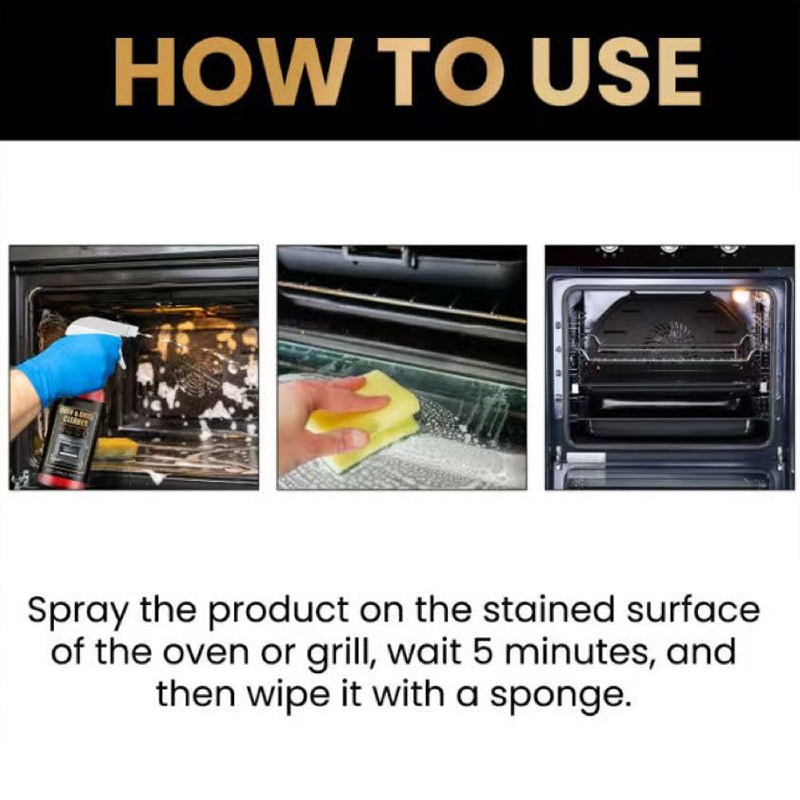 🏆Final 3 hours Special Price!🏆#1 Best Seller ⏰💕⚡Oven & Grill Cleaner Spray✨