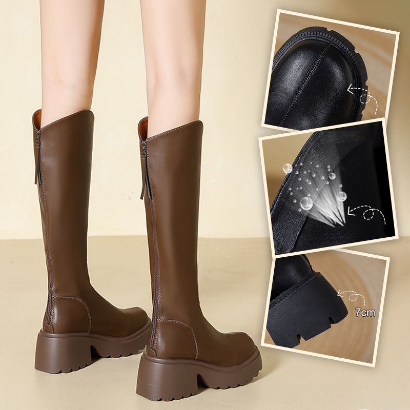 Nice Gift! Women’s Comfortable Zip-up Long Boots