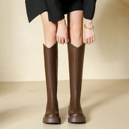 Nice Gift! Women’s Comfortable Zip-up Long Boots