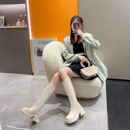 Nice Gift! Women’s Comfortable Zip-up Long Boots
