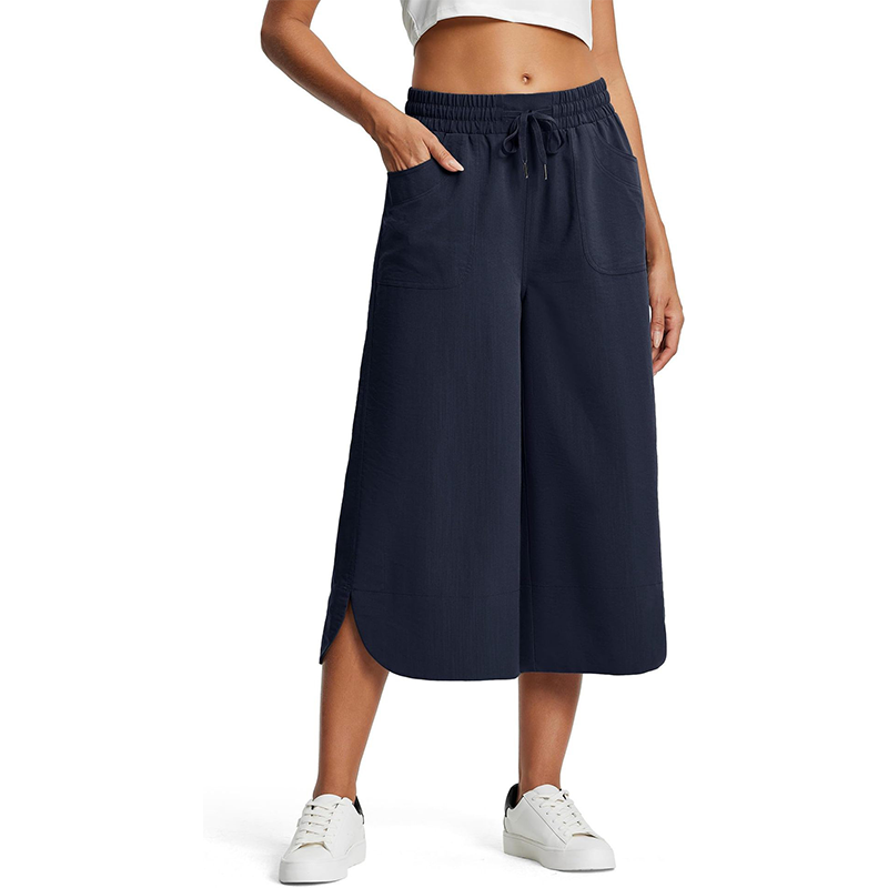 ✨🌼 2026 New Collection Women's Solid-Color Loose-Fit Cropped Pants🔥