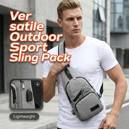 📢📢40% OFF !! ⏰Multifunctional Outdoor Sport Sling Pack