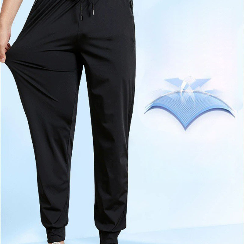 Casual Quick-Drying UV Protection Sweatpants with Drawstring