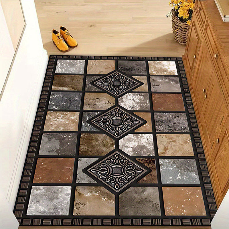 📢📢40% OFF !! ⏰Geometric Stone Pattern Doormat