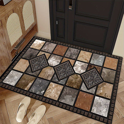 📢📢40% OFF !! ⏰Geometric Stone Pattern Doormat