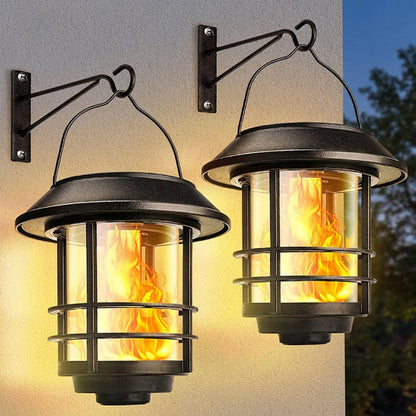 💡Light up your garden💡  Solar Powered Hanging Lantern Light ！