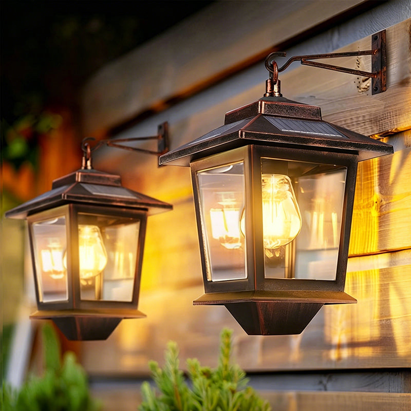 💡Light up your garden💡  Solar Powered Hanging Lantern Light ！