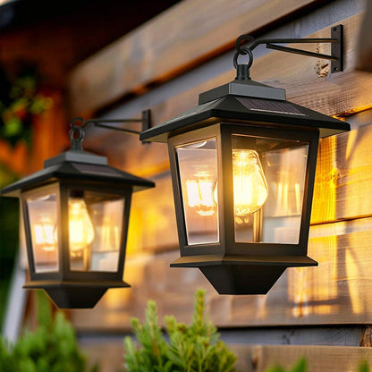 💡Light up your garden💡  Solar Powered Hanging Lantern Light ！