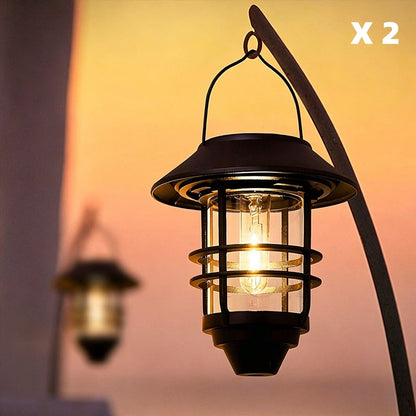 💡Light up your garden💡  Solar Powered Hanging Lantern Light ！