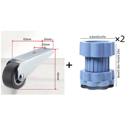 🏆LAST DAY SALE 50% OFF🔥Smooth Quiet Directional Caster Wheel