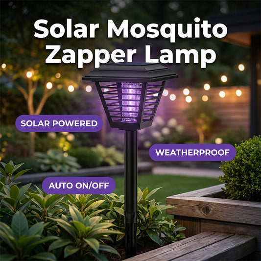 ⏳🔥LIMITED-TIME 50% OFF! 🦟 Solar-Powered Mosquito Zapper & Garden Light – Bug-Free Summer Nights ✨